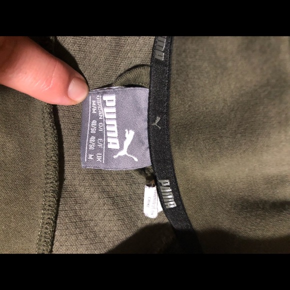 Olive green athletic zip up - Picture 2 of 4